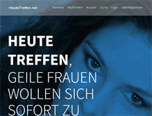 Tablet Screenshot of heutetreffen.net
